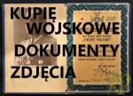 KUPIĘ DOKUMENTY,ZDJĘCIA,LEGITYMACJE STARE WOJSKOWE