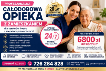 Szukasz całodobowej opieki z zamieszkaniem